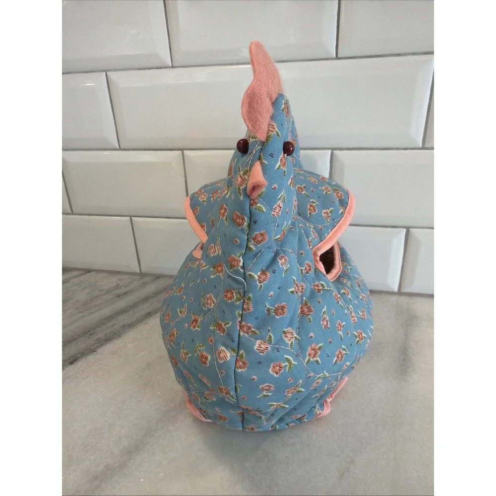 Vintage Avon Quilted Hen Bread Basket Egg Collector Basket GWB001